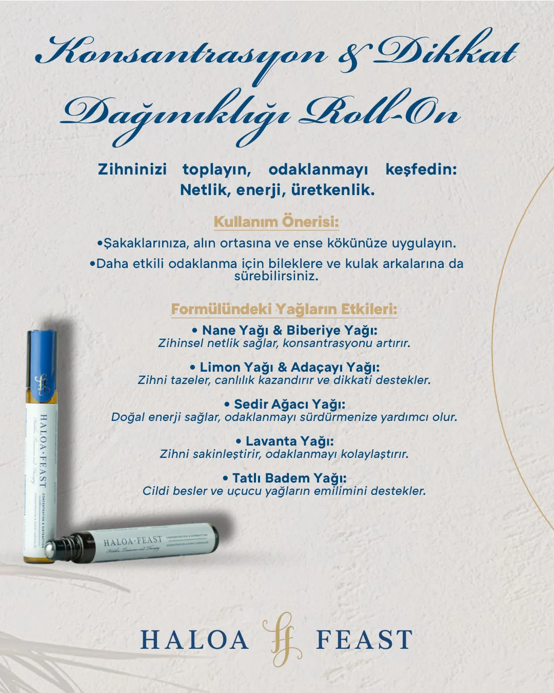 Konsantrasyon & Dikkat Dağınıklığı Roll-On 10 ml - Görsel 2