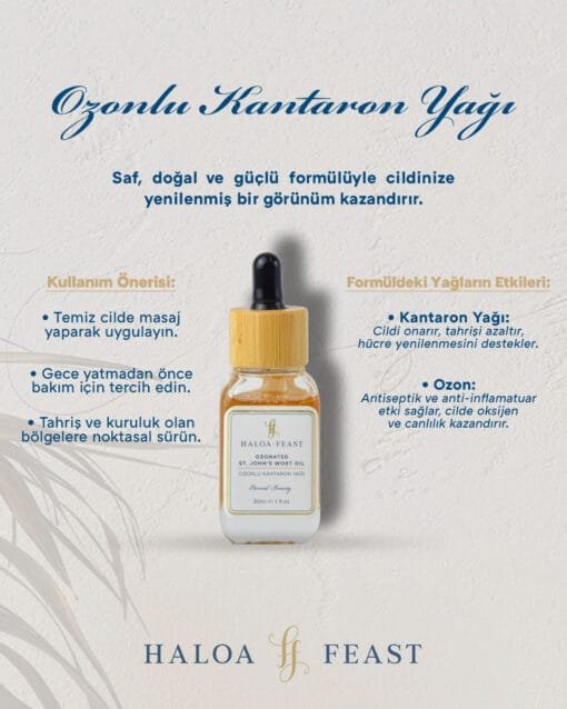 Ozonlu Kantaron Yağı 30 ml - Görsel 2